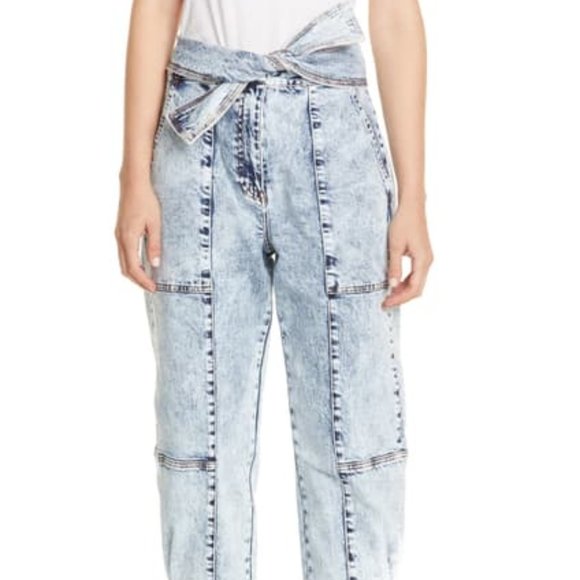 Storm Tie Waist Tapered Jeans 